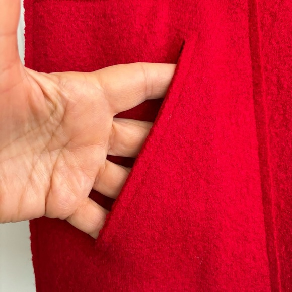Coldwater Creek Red Wool Blend Jacket, Size Medium - Picture 3 of 13
